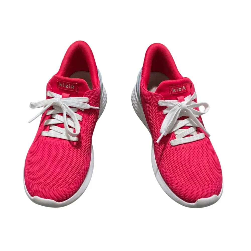 Kizik Athens Hands Free Shoes Womans Size 9.5 Wide Slip In Sneakers Watermelon